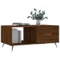 vidaXL Mesa de centro madera contrachapada roble marrón 90x50x40 cm vidaXL Mesa de centro madera contrachapada roble marrón 90x50x40 cm