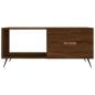 vidaXL Mesa de centro madera contrachapada roble marrón 90x50x40 cm vidaXL Mesa de centro madera contrachapada roble marrón 90x50x40 cm