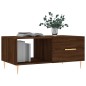 vidaXL Mesa de centro madera contrachapada roble marrón 90x50x40 cm vidaXL Mesa de centro madera contrachapada roble marrón 90x50x40 cm