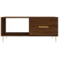 vidaXL Mesa de centro madera contrachapada roble marrón 90x50x40 cm vidaXL Mesa de centro madera contrachapada roble marrón 90x50x40 cm