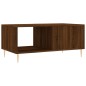 vidaXL Mesa de centro madera contrachapada roble marrón 90x50x40 cm vidaXL Mesa de centro madera contrachapada roble marrón 90x50x40 cm