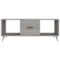 vidaXL Mesa de centro madera contrachapada gris Sonoma 102x50x40 cm vidaXL Mesa de centro madera contrachapada gris Sonoma 102x50x40 cm
