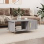 vidaXL Mesa de centro madera contrachapada gris Sonoma 90x50x40 cm vidaXL Mesa de centro madera contrachapada gris Sonoma 90x50x40 cm