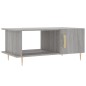 vidaXL Mesa de centro madera contrachapada gris Sonoma 90x50x40 cm vidaXL Mesa de centro madera contrachapada gris Sonoma 90x50x40 cm