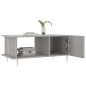 vidaXL Mesa de centro madera contrachapada gris Sonoma 90x50x40 cm vidaXL Mesa de centro madera contrachapada gris Sonoma 90x50x40 cm