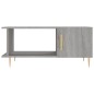 vidaXL Mesa de centro madera contrachapada gris Sonoma 90x50x40 cm vidaXL Mesa de centro madera contrachapada gris Sonoma 90x50x40 cm