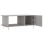 vidaXL Mesa de centro madera contrachapada gris Sonoma 90x50x40 cm vidaXL Mesa de centro madera contrachapada gris Sonoma 90x50x40 cm