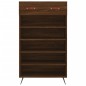 vidaXL Zapatero madera de ingeniería roble marrón 60x35x105 cm