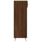 vidaXL Zapatero madera de ingeniería roble marrón 60x35x105 cm