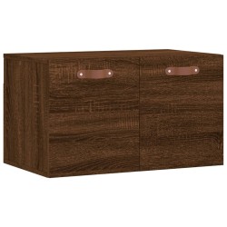 vidaXL Armario de pared madera ingeniería marrón roble 60x36,5x35 cm