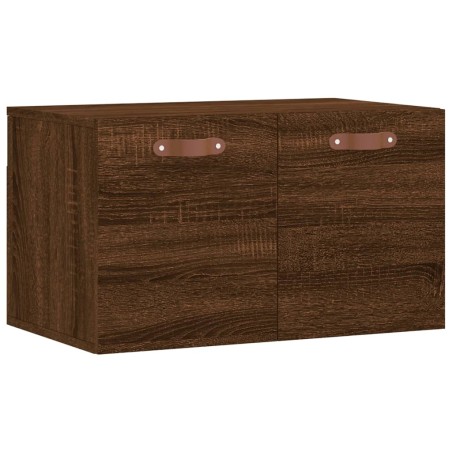 vidaXL Armario de pared madera ingeniería marrón roble 60x36,5x35 cm