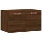 vidaXL Armario de pared madera ingeniería marrón roble 60x36,5x35 cm vidaXL Armario de pared madera ingeniería marrón roble 60x36,5x35 cm