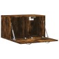 vidaXL Armario de pared madera ingeniería roble ahumado 60x36,5x35 cm vidaXL Armario de pared madera ingeniería roble ahumado 60x36,5x35 cm