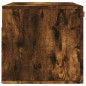 vidaXL Armario de pared madera ingeniería roble ahumado 80x36,5x35 cm vidaXL Armario de pared madera ingeniería roble ahumado 80x36,5x35 cm