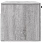 vidaXL Armario de pared madera de ingeniería gris Sonoma 80x36,5x35 cm