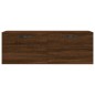 vidaXL Armario de pared madera ingeniería marrón roble 100x36,5x35 cm vidaXL Armario de pared madera ingeniería marrón roble 100x36,5x35 cm