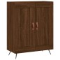 vidaXL Aparador de madera de ingeniería marrón roble 69,5x34x90 cm vidaXL Aparador de madera de ingeniería marrón roble 69,5x34x90 cm