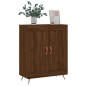 vidaXL Aparador de madera de ingeniería marrón roble 69,5x34x90 cm vidaXL Aparador de madera de ingeniería marrón roble 69,5x34x90 cm