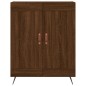 vidaXL Aparador de madera de ingeniería marrón roble 69,5x34x90 cm vidaXL Aparador de madera de ingeniería marrón roble 69,5x34x90 cm