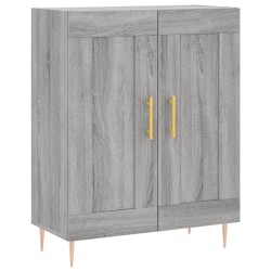 vidaXL Aparador de madera de ingeniería gris Sonoma 69,5x34x90 cm