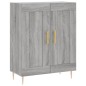 vidaXL Aparador de madera de ingeniería gris Sonoma 69,5x34x90 cm vidaXL Aparador de madera de ingeniería gris Sonoma 69,5x34x90 cm