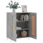 vidaXL Aparador de madera de ingeniería gris Sonoma 69,5x34x90 cm vidaXL Aparador de madera de ingeniería gris Sonoma 69,5x34x90 cm