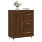vidaXL Aparador de madera de ingeniería marrón roble 69,5x34x90 cm vidaXL Aparador de madera de ingeniería marrón roble 69,5x34x90 cm