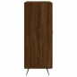 vidaXL Aparador de madera de ingeniería marrón roble 69,5x34x90 cm vidaXL Aparador de madera de ingeniería marrón roble 69,5x34x90 cm