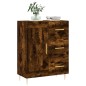vidaXL Aparador de madera de ingeniería roble ahumado 69,5x34x90 cm vidaXL Aparador de madera de ingeniería roble ahumado 69,5x34x90 cm