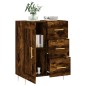 vidaXL Aparador de madera de ingeniería roble ahumado 69,5x34x90 cm vidaXL Aparador de madera de ingeniería roble ahumado 69,5x34x90 cm