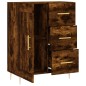 vidaXL Aparador de madera de ingeniería roble ahumado 69,5x34x90 cm vidaXL Aparador de madera de ingeniería roble ahumado 69,5x34x90 cm
