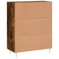 vidaXL Aparador de madera de ingeniería roble ahumado 69,5x34x90 cm vidaXL Aparador de madera de ingeniería roble ahumado 69,5x34x90 cm