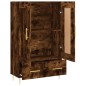 vidaXL Aparador alto madera de ingeniería roble ahumado 69,5x31x115 cm vidaXL Aparador alto madera de ingeniería roble ahumado 69,5x31x115 cm