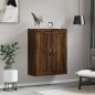 vidaXL Armario de pared madera ingeniería roble marrón 69,5x34x90 cm vidaXL Armario de pared madera ingeniería roble marrón 69,5x34x90 cm
