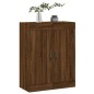 vidaXL Armario de pared madera ingeniería roble marrón 69,5x34x90 cm vidaXL Armario de pared madera ingeniería roble marrón 69,5x34x90 cm