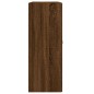 vidaXL Armario de pared madera ingeniería roble marrón 69,5x34x90 cm vidaXL Armario de pared madera ingeniería roble marrón 69,5x34x90 cm