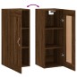 vidaXL Armario de pared madera ingeniería marrón roble 34,5x34x90 cm vidaXL Armario de pared madera ingeniería marrón roble 34,5x34x90 cm
