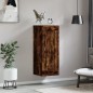 vidaXL Armario de pared madera ingeniería roble ahumado 34,5x34x90 cm vidaXL Armario de pared madera ingeniería roble ahumado 34,5x34x90 cm