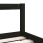 vidaXL Estructura de cama infantil con cajones madera negro 90x190 cm vidaXL Estructura de cama infantil con cajones madera negro 90x190 cm