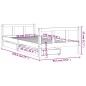 vidaXL Estructura de cama infantil con cajones madera negro 90x190 cm vidaXL Estructura de cama infantil con cajones madera negro 90x190 cm