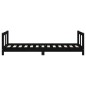 vidaXL Estructura de cama para niños madera de pino negro 80x160 cm vidaXL Estructura de cama para niños madera de pino negro 80x160 cm
