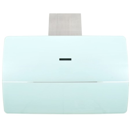 vidaXL Campana extractora pared 90 cm acero inoxidable 756 m³/h blanco