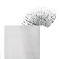 vidaXL Campana extractora pared 90 cm acero inoxidable 756 m³/h blanco