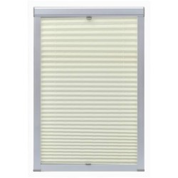 vidaXL Persiana plisada crema SK08