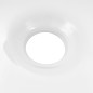 vidaXL Lavabo de cerámica triangular blanco 645x455x115 mm