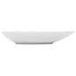 vidaXL Lavabo de cerámica triangular blanco 645x455x115 mm