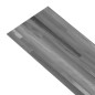 vidaXL Lamas para suelo no autoadhesivas PVC gris a rayas 4,46 m² 3 mm vidaXL Lamas para suelo no autoadhesivas PVC gris a rayas 4,46 m² 3 mm