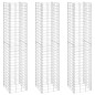 vidaXL Arriates de gaviones 3 unidades hierro 30x30x150 cm vidaXL Arriates de gaviones 3 unidades hierro 30x30x150 cm