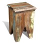 vidaXL Taburete de madera maciza reciclada vidaXL Taburete de madera maciza reciclada