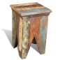 vidaXL Taburete de madera maciza reciclada vidaXL Taburete de madera maciza reciclada